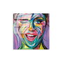 Wallity UV-845 Pintura decorativa de vidrio templado Multicolor 50 x 50 cm